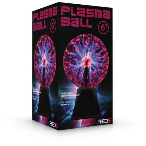 Lampe de bureau à boule de plasma magique, grande lampe de physique éducative