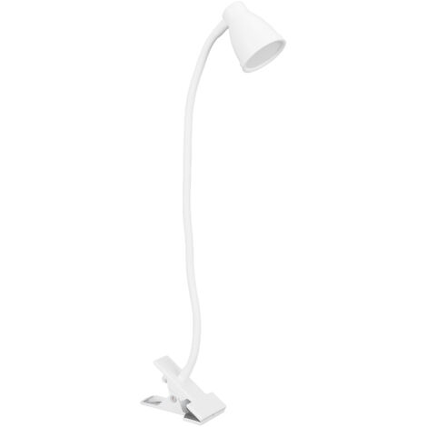 Lampe de Bureau à Clip USB, Lumière Dimmable Moderne et Design Épuré pour Intérieur