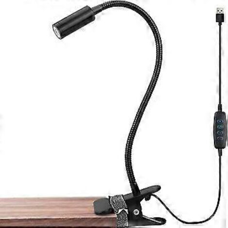 Lampe de bureau à col de cygne, interrupteur intelligent multifonction, longue durée de vie pour un usage quotidien, flexible et résistante