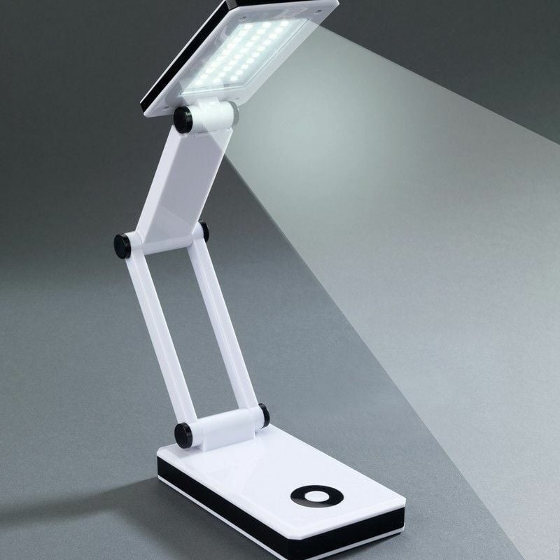Ensoleille - Lampe de bureau à éclairage pliant, lampe de bureau à led pour protection des yeux