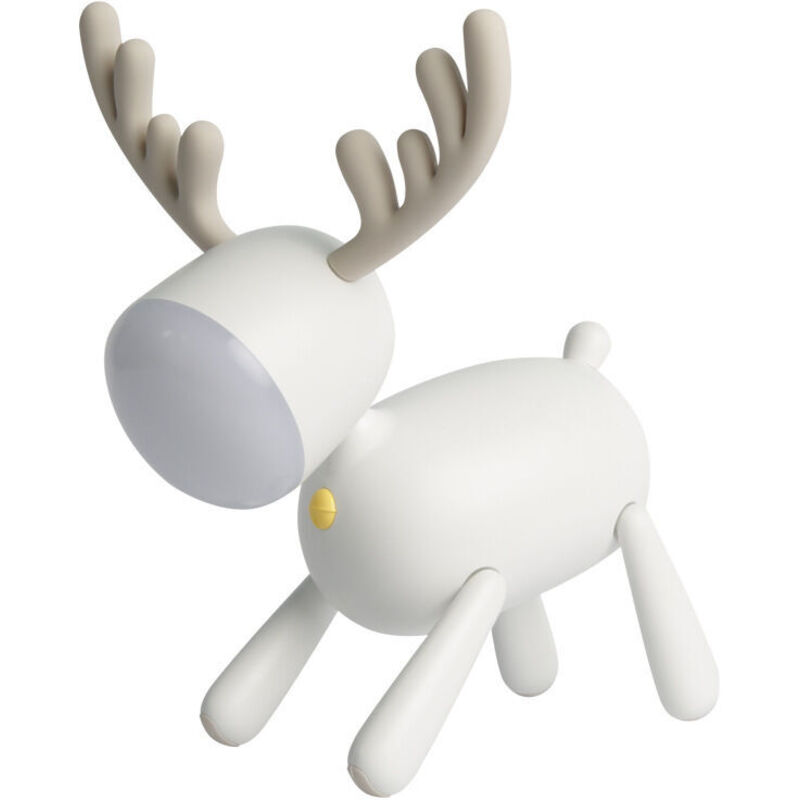 Tigrezy - Lampe de Bureau à led de cerf Xiaoxiao Deer Dessin animé usb Night Light avec Lampe de Bureau de Lecture(blanche,une pièce)
