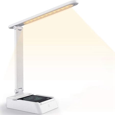 Generic Lampe De Table LED Lampe De Bureau Rechargeable USB 3 Niveaux  Réglables - Prix pas cher