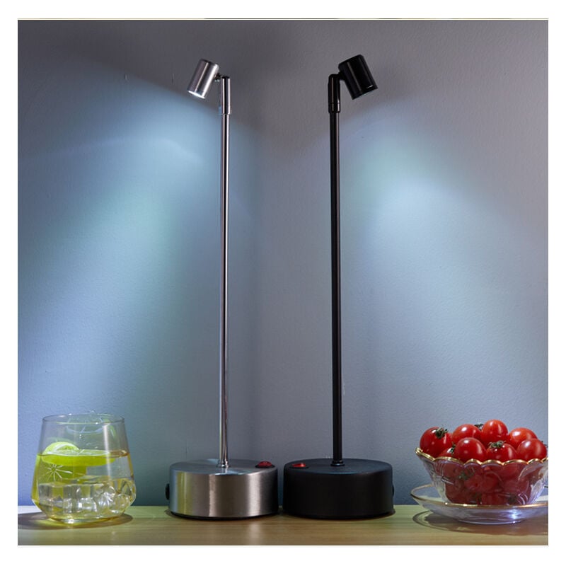 Crea - Lampe de bureau à led pour bar, lampe de table pour restaurant, bar transparent, café, vitrine de bijoux, lampe de bureau créative pour bar,
