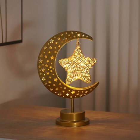 Lampe de bureau à lumière jaune chaude non éblouissante, lampe de bureau sans fil pour le salon, lampe de bureau durable