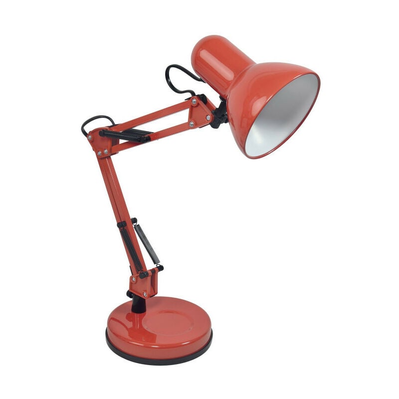 Gefom - Lampe de bureau articulée rouge - métal