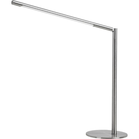 Lampe de bureau Aura argentée H.max.420mm Support avec LED