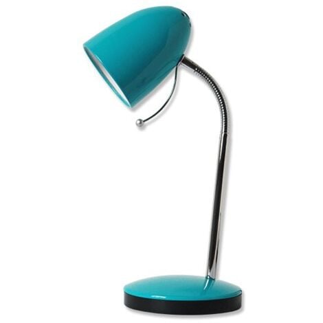 Lampe de bureau bleue
