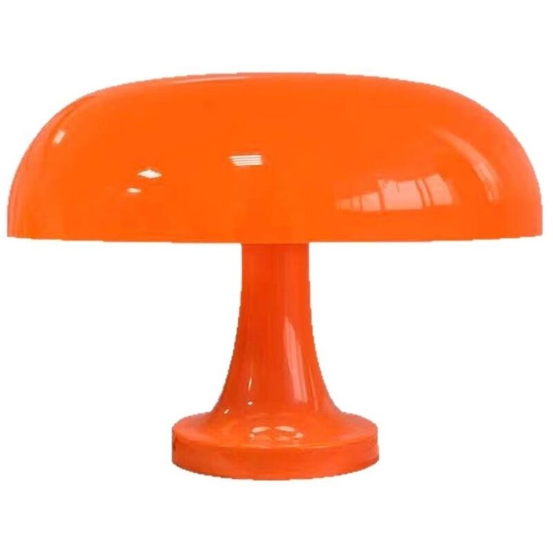 Lampe de bureau champignon rechargeable - veilleuse orange pour chambre d'enfant - éclairage décoratif
