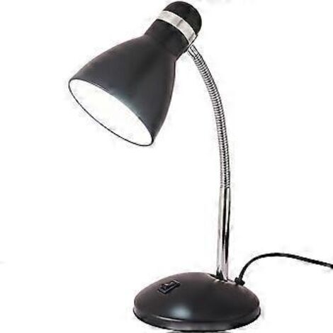 Lampe de bureau classique, design moderne et épuré, structure métallique robuste et portable, idéale pour l'école, le bureau et le studio, économe en énergie