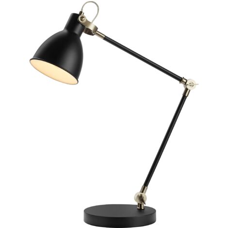 Lampe de bureau e27 max 40w ip20 noir - markslojd - house 42248984 42248984 42248984 42248984