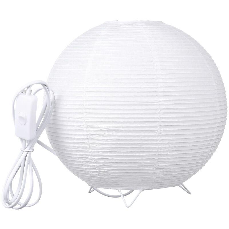 Feiyue - Lampe de bureau en papier Lanternes japonaises Riz avec lumières Simple Esthétique Enfant