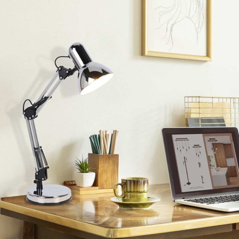 Lampe De Bureau Flex Chrome