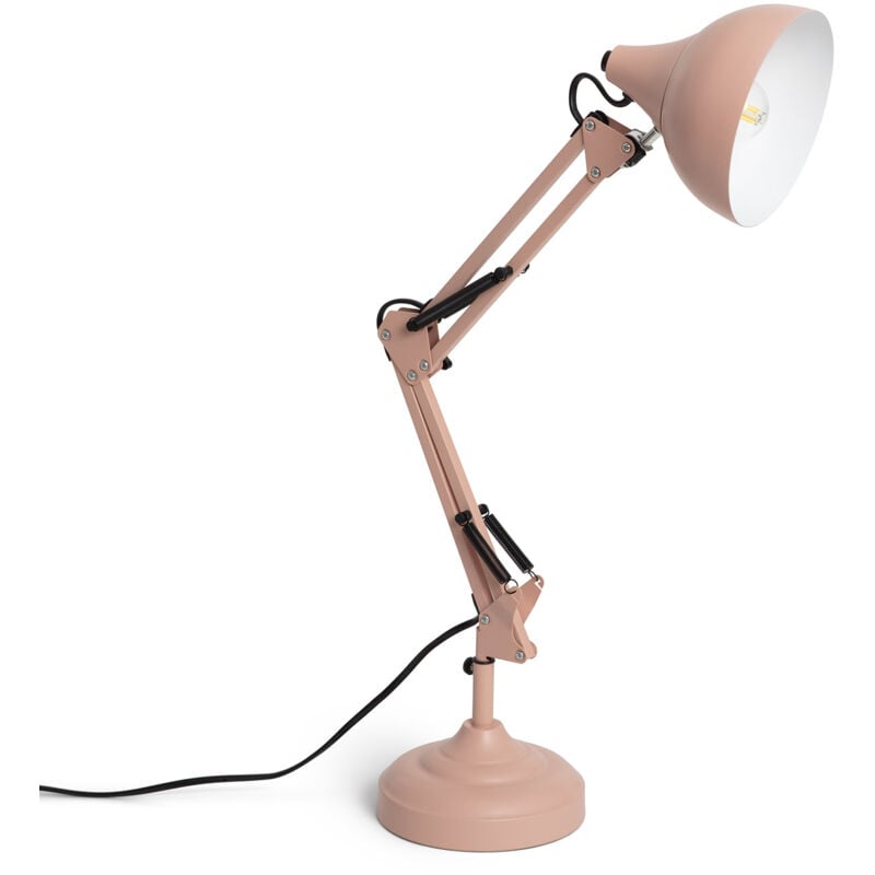 Ledkia - Lampe de Bureau Flex Métal Ceres Rose