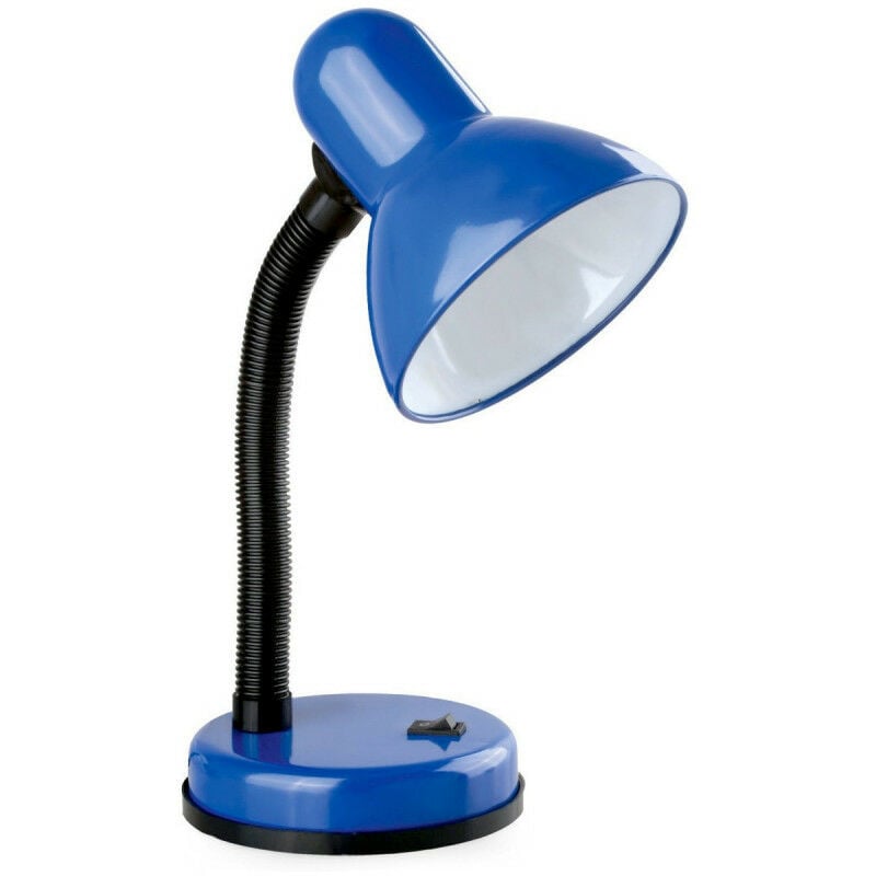Lampe de bureau flexible bleue