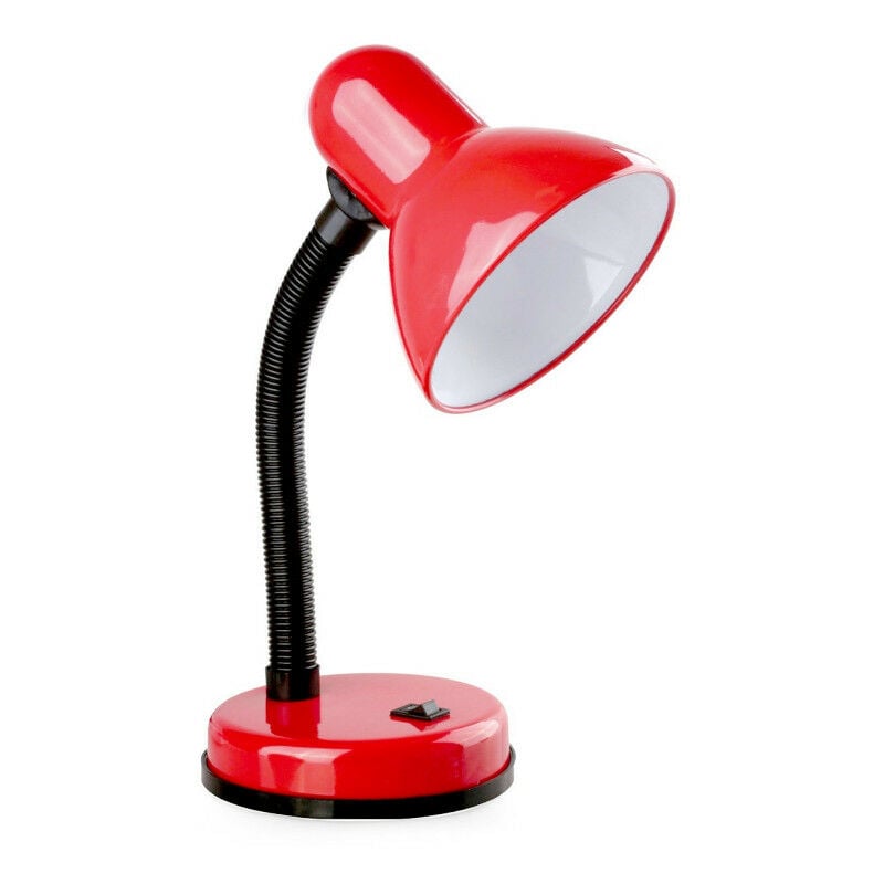 Lampe de bureau flexible rouge