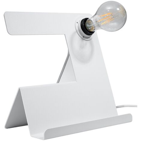 Lampe de bureau Incline acier 1xE27 Sollux