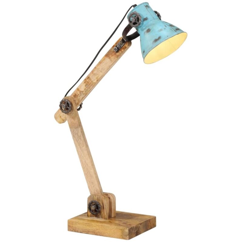Lampe de bureau 25 W bleu délavé 23x18x96 cm E27 vidaXL