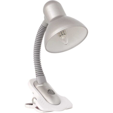 Lampe de bureau Kanlux SUZI argent pince E27 7150 40W