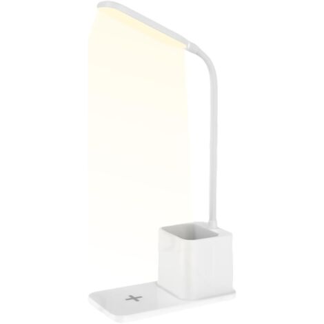 Lampe de Bureau - Lampe Moderne Avec Chargeur Sans Fil - Éclairage Détente