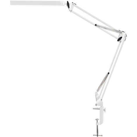 Lampe de Bureau LED 12W avec Bras Pivotant – 3 Températures Couleur x 10 Niveaux Luminosité [Classe F]