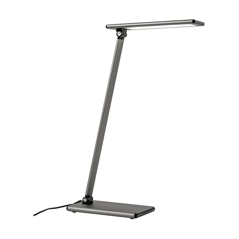 Sulion - Lampe de Bureau led 8W Réglable en température et intensité de couleur Gris