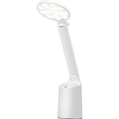 Lampe de table LED blanche Krait avec éclairage RGB