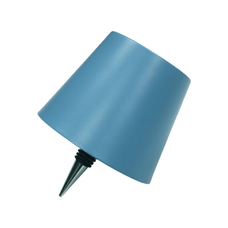 SNQ - Lampe de bureau led d'ambiance avec chargeur et porte-bouteille - Bleu