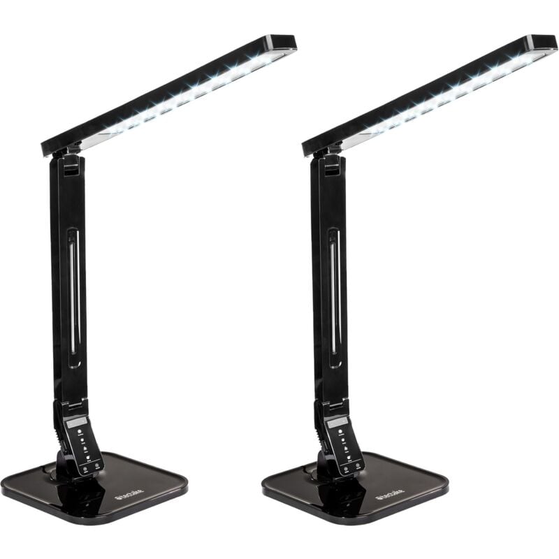 Tectake - Lampe de bureau led dimmable et pliable 14W -