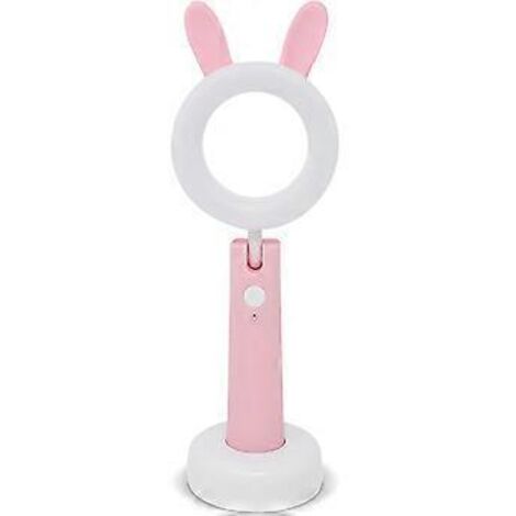 Lampe de bureau LED en forme d'animal de compagnie / Veilleuse / Lampe torche pour enfants - Lampe de table à angle réglable - Lampe de lecture pour lire ou étudier avec 3 modes d'éclairage, variateur