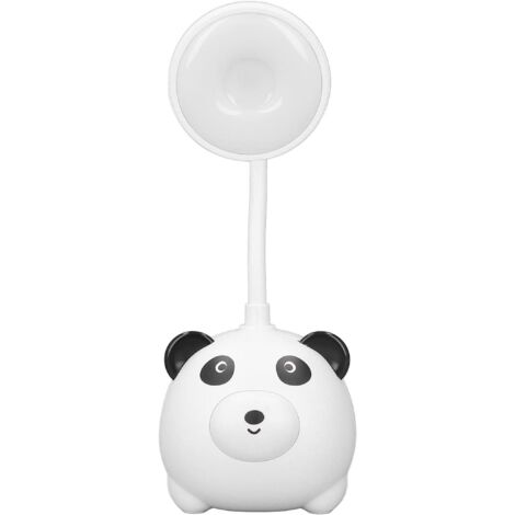 Lampe de Bureau LED Enfant Panda Base Flexible USB Rechargeable 600mAh Étude