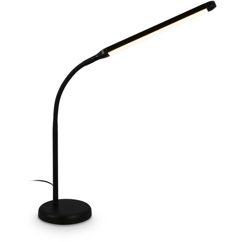 BRILONER LED Desk Light USB Lamp Office Dimmable Warm White Flexible Black