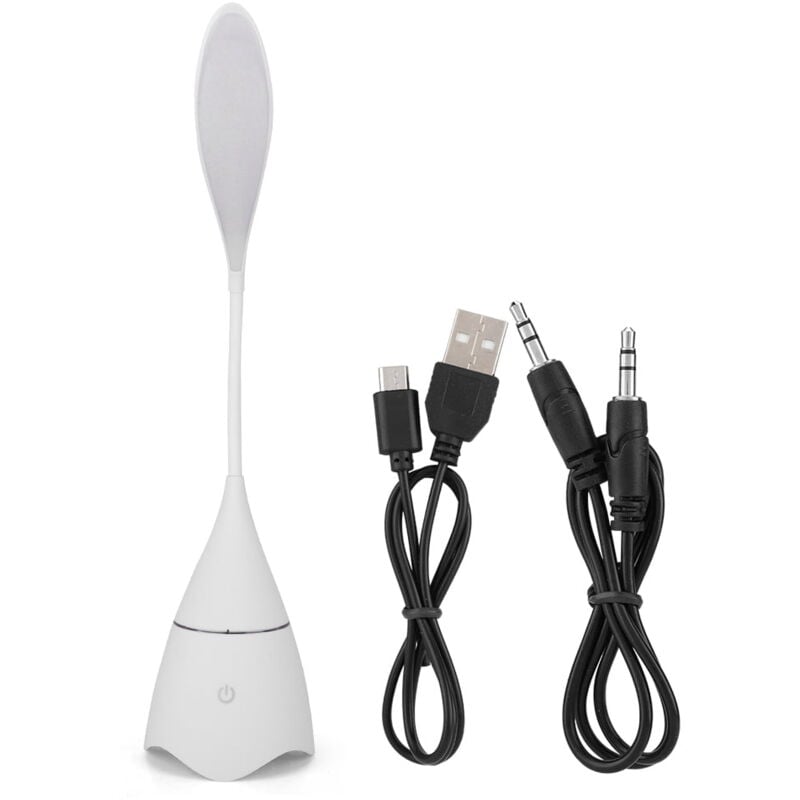 Lampe de bureau led multifonction 2 en 1, réglable, compatible avec Bluetooth, sans fil