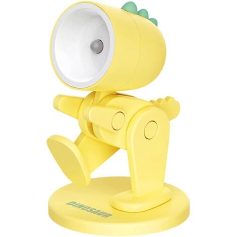 Lampe de Bureau LED Pliable Réglable Résistante Température Fonction Piles Cadeau