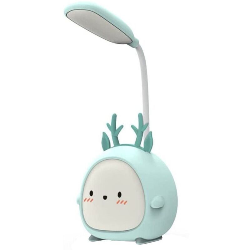 Lampe de bureau, LED, rechargeable par USB, portable, verte