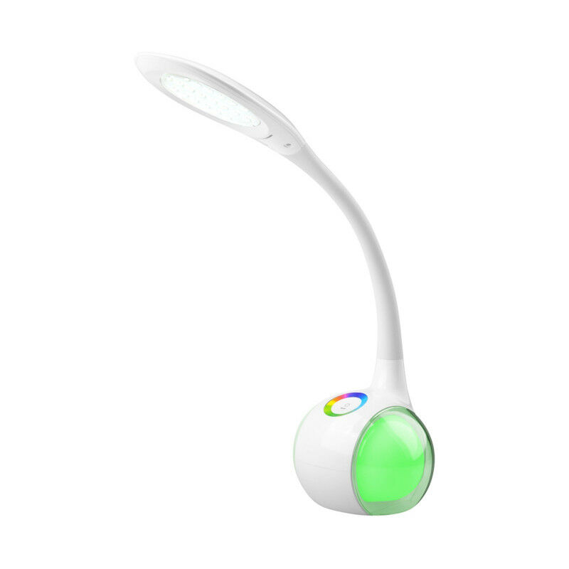 Gefom - Lampe de bureau led sensitive multicolore Blanche - Blanche