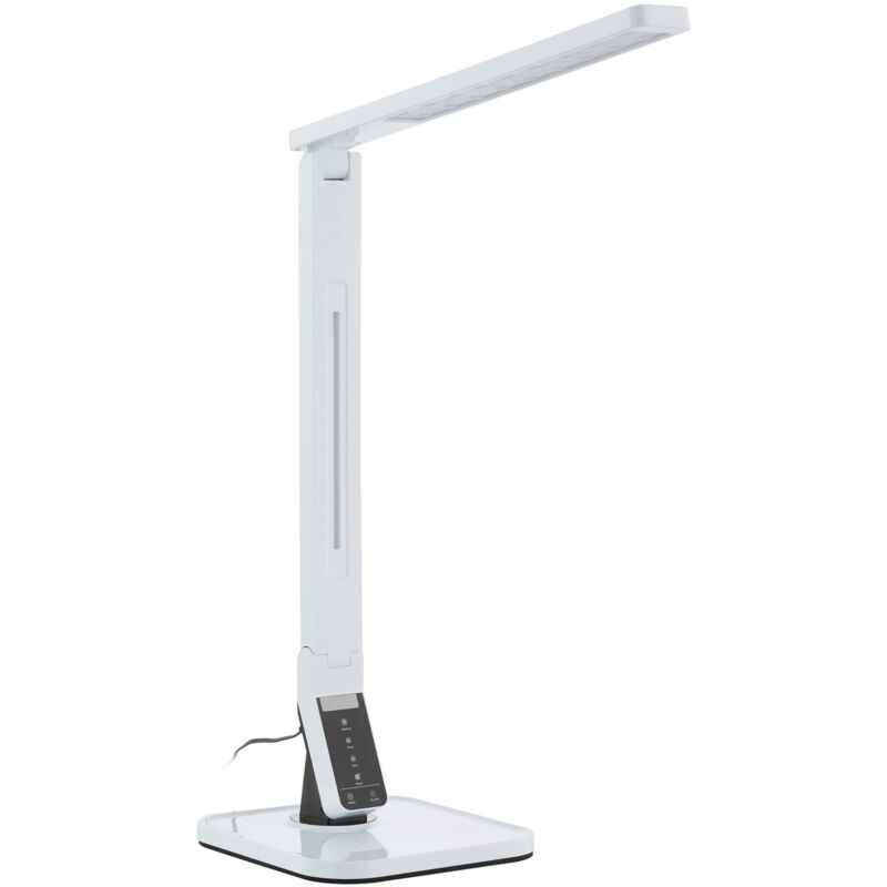 LED Lampe a poser (Avec variateur d'intensité tactile) à intensité variable 'Eleni' pour bureau - blanc