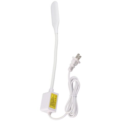 Lampe de Bureau Magnétique 30 LED pour Machine à Coudre, Base Aimantée, 110V‑240V (Prise US Blanche)