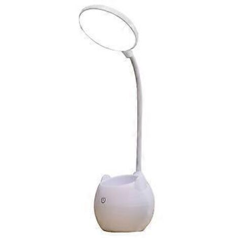 Lampe de bureau multifonction pour le travail et les études, LED douces pour les yeux, bras orientable à 360°, 3 modes de couleur, fonction mémoire de luminosité, idéale pour le bureau