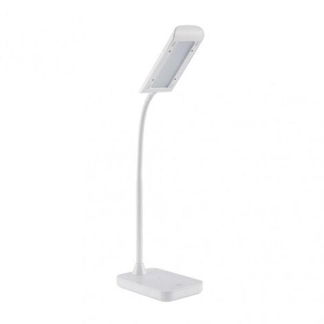 lampe de bureau oliver 5w 6000k white 375lm 43x10x25 cm dimmable 3 intensités, flexible, orientable et tactile