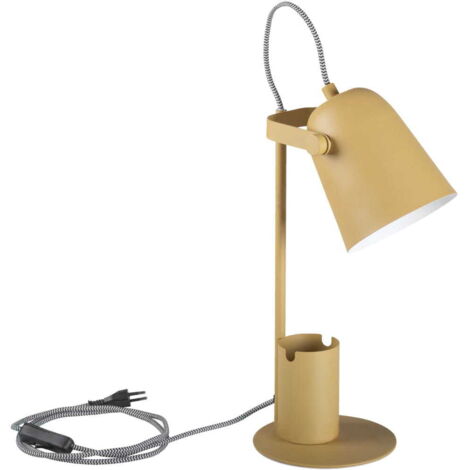 Lampe de bureau orientable jaune RAIBO E27 5W Kanlux