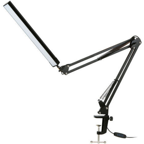 Lampe de bureau pliable à 3 niveaux DC 5V 12W 80Leds, apprendre à lire la lampe de bureau pliable à bras long de chevet, gradation à 10 niveaux, 3 couleurs, alimentée par USB