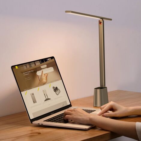 Lampe de bureau pliable et rechargeable Baseus Smart Eye (Gris)