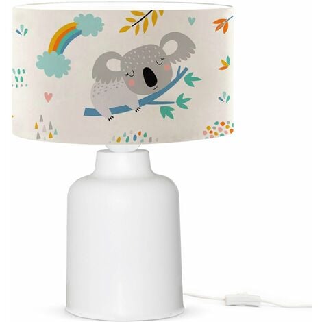 Dww-blanc, lampe de bureau enfant, lampe de table d'tude avec