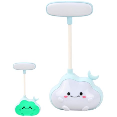 Lampe de bureau pour enfants, veilleuse pour Fille, LED Lampe de Bureau Sans Fil, Liseuse Lampe de Chevet Kawaii Avec bras Flexible, Lampe de Lecture à économie D'énergie, Rechargeable USB