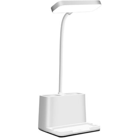 Lampe de bureau protection oculaire apprentissage LED rechargeable plug-in chambre petite lampe de bureau dortoir collège pour enfants lecture lampe de chevet
