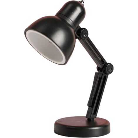 Lampe de Bureau Robot Métal Orange Rétro Industriel Décoration Chevet Bureau