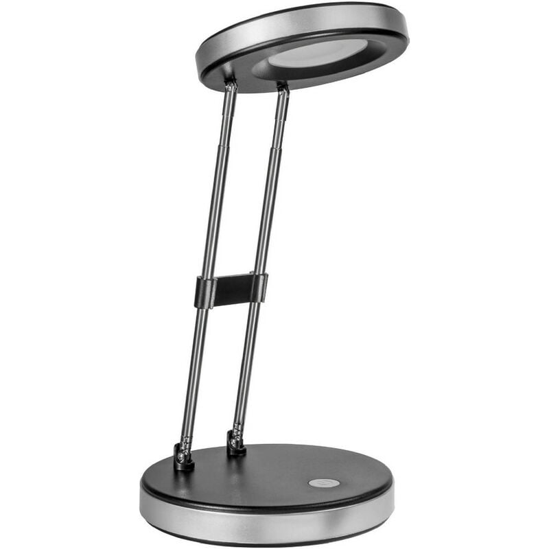 Gefom - Lampe de bureau télescopique noire led 100 mm Noire - Noire