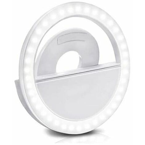 CELLULARLINE Anneau lumineux 10 Selfie Ring Pro LED RVB