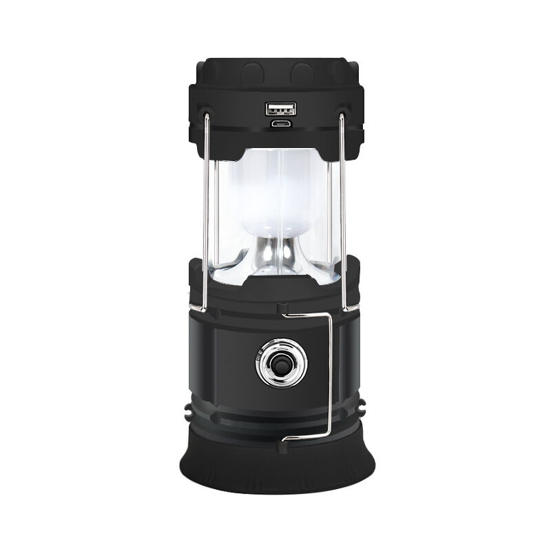 Lampe de camping à led à charge solaire, tente de camping multifonctionnelle,