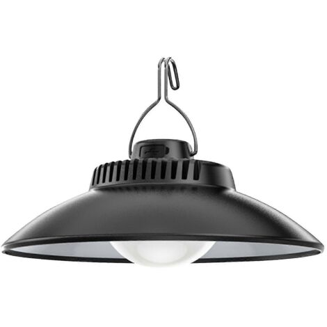 Lampe de camping LED à lumière chaude, éclairage d'ambiance pour tentes, batterie intégrée, crochet, rechargeable, à suspendre - XC[HK]-AquaForge